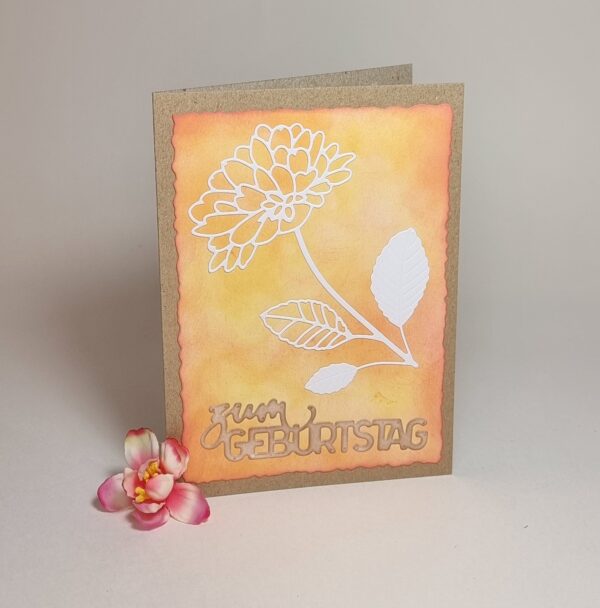 Geburtstagskarte Blume – Bild 2