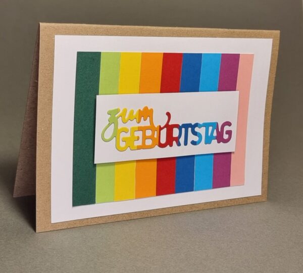 Geburtstagskarten Regenbogen
