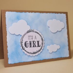 Geburtskarte its a girl/boy