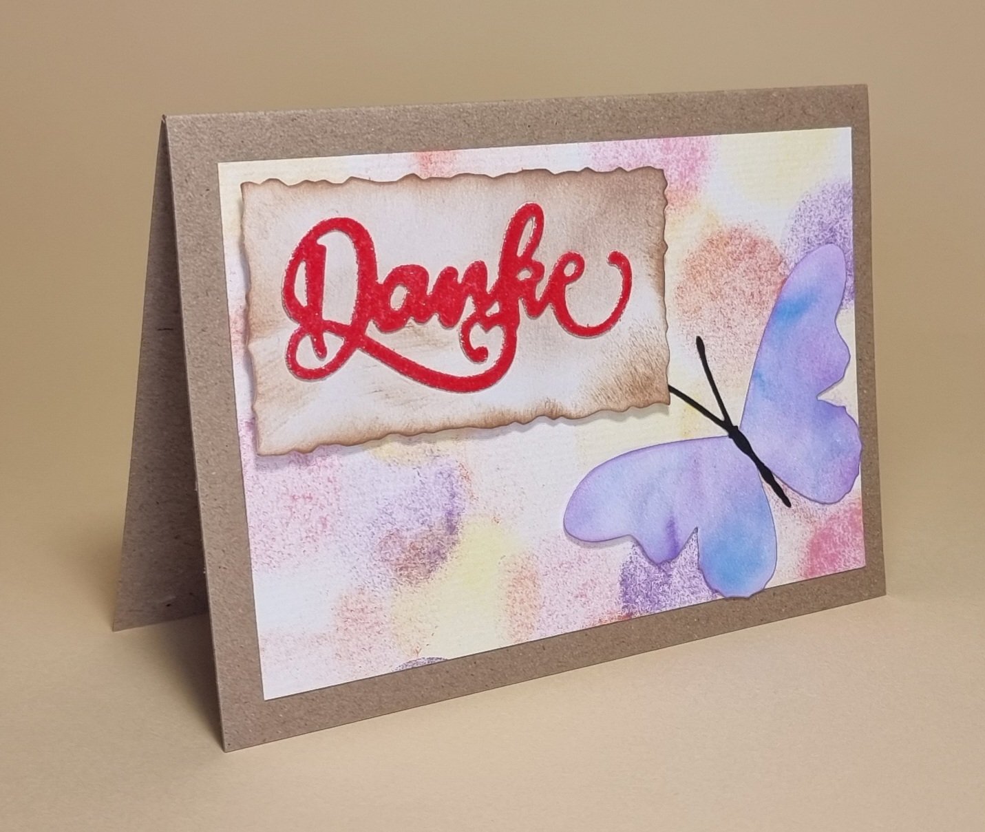 Dankekarte "Schmetterling"